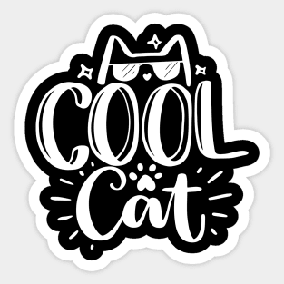 Cool Cat Sticker